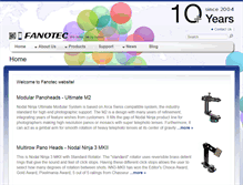 Tablet Screenshot of fanotec.com